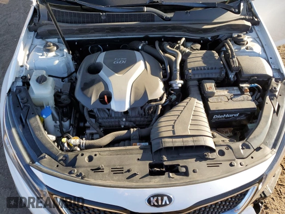 2015 Kia Optima SXL Turbo with VIN 5XXGR4A62FG516365, listed as a Copart auction lot 47615985 with 133,789 mi miles and Salvage Title. Bid and sale history available at DreamBid. Image 11.