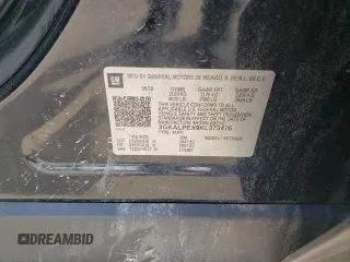 2019 GMC Terrain SLT with VIN 3GKALPEX9KL373476, listed as a Copart auction lot 76734034 with 0 mi miles and Salvage Title. Bid and sale history available at carsss.com. Image 13.