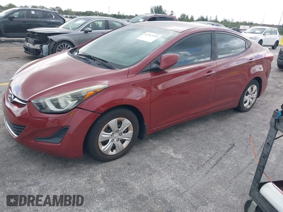 2016 Hyundai Elantra SE with VIN 5NPDH4AE1GH755960, listed as a IAAI auction lot 42763494 with 127,684 mi miles and . Bid and sale history available at DreamBid. Image 17.