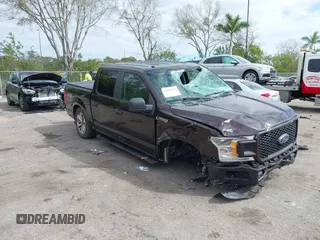 2018 Ford F-150 XL z VIN 1FTEW1CP1JFA04298, wystawiony jako IAAI lot #41601116 z przebiegiem 65 680 mil mil oraz . Historia ofert i sprzedaży dostępna na DreamBid. Obrazek 1.