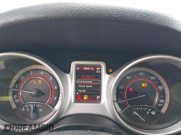 2018 Dodge Journey GT with VIN 3C4PDCEG1JT157888, listed as a IAAI auction lot 41578796 with 89,307 mi miles. Bid and sale history available at carsss.com. Image 7.