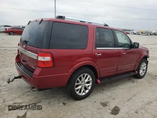 2016 Ford Expedition Limited with VIN 1FMJU2AT6GEF39017, listed as a Copart auction lot 85865614 with 190,359 mi miles and Salvage title. Bid and sale history available at DreamBid. Image 3.