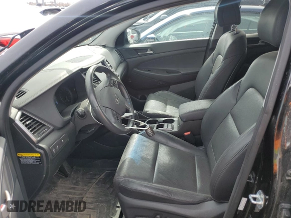 2018 Hyundai Tucson SEL Plus with VIN KM8J33A40JU722637, listed as a Copart auction lot 46035195 with 90,319 mi miles and Salvage Title. Bid and sale history available at carsss.com. Image 7.