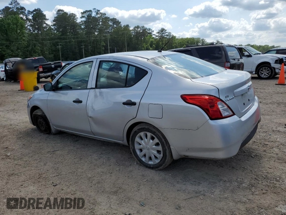 2016 Nissan Versa S with VIN 3N1CN7AP5GL838219, listed as a Copart auction lot 54801415 with 85,940 mi miles and Salvage title. Bid and sale history available at DreamBid. Image 2.