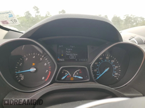 2016 Ford Escape SE with VIN 1FMCU0G91GUB58352, listed as a Copart auction lot 50617755 with 78,036 mi miles and Salvage Title. Bid and sale history available at carsss.com. Image 9.