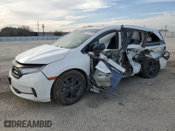 2024 Honda Odyssey Sport with VIN 5FNRL6H78RB025665, listed as a Copart auction lot 45693755 with Not Provided miles and Salvage Title. Bid and sale history available at DreamBid. Image 1.