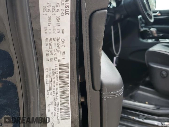 2020 Jeep Grand Cherokee Overland with VIN 1C4RJFCG6LC239331, listed as a Copart auction lot 45449465 with 62,487 mi miles and Salvage Title. Bid and sale history available at carsss.com. Image 13.