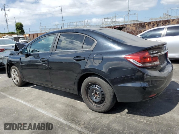 2014 Honda Civic LX z VIN 19XFB2F53EE260538, wystawiony jako Copart lot #56511555 z przebiegiem 132 121 mil mil oraz Szkoda całkowita • Salvage title. Historia ofert i sprzedaży dostępna na DreamBid. Obrazek 2.