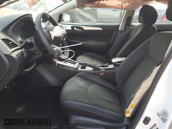 2017 Nissan Sentra S with VIN 3N1AB7AP0HY214705, listed as a Copart auction lot 56598225 with 125,560 mi miles and Salvage title. Bid and sale history available at DreamBid. Image 7.