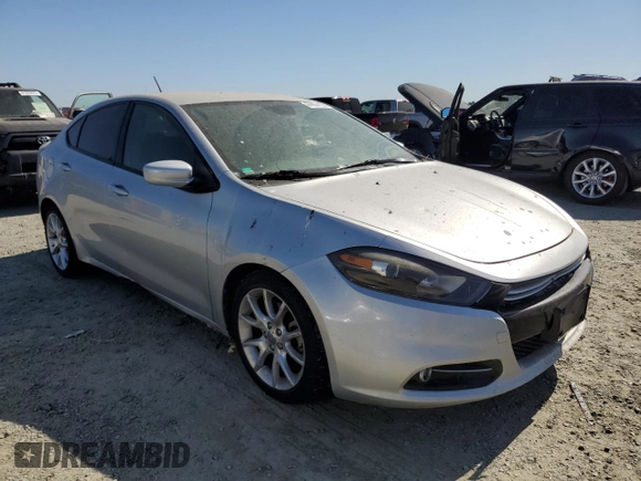 2013 Dodge Dart SXT with VIN 1C3CDFBAXDD107277, listed as a Copart auction lot 60924155 with 233,000 mi miles and Clean title. Bid and sale history available at DreamBid. Image 4.