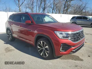 2025 Volkswagen Atlas SEL Premium R-Line z VIN 1V2FR2CAXSC505883, wystawiony jako Copart lot #44755475 z przebiegiem Nie podano mil oraz Szkoda całkowita • Salvage title. Historia ofert i sprzedaży dostępna na DreamBid. Obrazek 4.