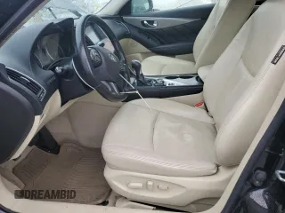 2015 Infiniti Q50 with VIN JN1BV7AR6FM403615, listed as a Copart auction lot 49626385 with 155,423 mi miles and Clean Title. Bid and sale history available at carsss.com. Image 7.