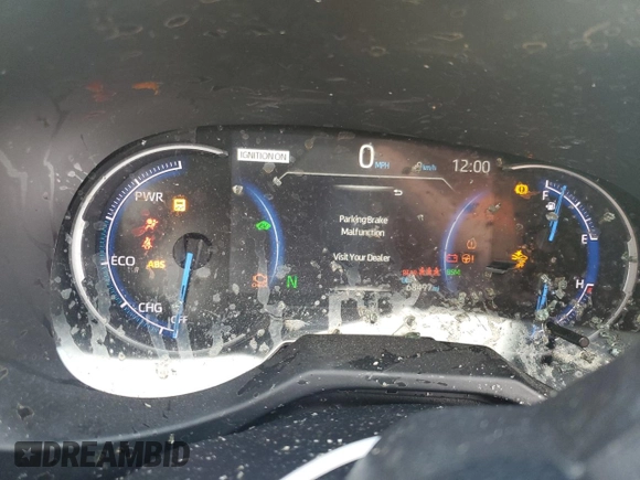 2021 Toyota RAV4 Hybrid XSE with VIN 2T3E6RFV1MW028094, listed as a Copart auction lot 52596615 with 68,497 mi miles and Salvage title. Bid and sale history available at DreamBid. Image 9.