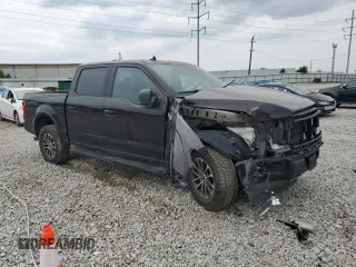 2020 Ford F-150 XL with VIN 1FTEW1E57LFB56617, listed as a Copart auction lot 56384545 with 171,336 mi miles and Salvage title. Bid and sale history available at DreamBid. Image 4.
