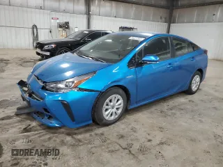 2019 Toyota Prius L Eco z VIN JTDKARFU4K3076374, wystawiony jako Copart lot #55227365 z przebiegiem 73 731 mil mil oraz Szkoda całkowita • Salvage title. Historia ofert i sprzedaży dostępna na DreamBid. Obrazek 1.