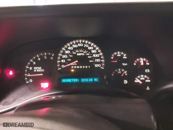2006 Chevrolet Silverado 1500 LT1 with VIN 2GCEC13T461190598, listed as a IAAI auction lot 41521172 with 223,110 mi miles. Bid and sale history available at carsss.com. Image 7.