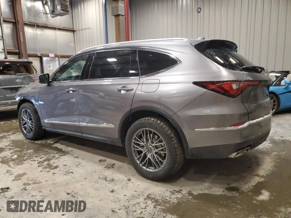 2023 Acura MDX Advance with VIN 5J8YE1H80PL038519, listed as a Copart auction lot 42136045 with 18,003 mi miles and Salvage title. Bid and sale history available at DreamBid. Image 2.