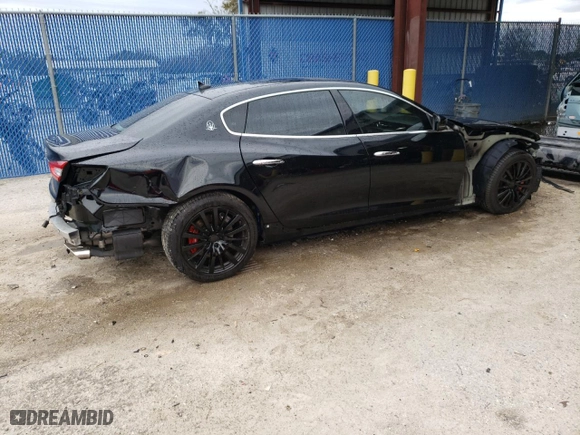 2018 Maserati Quattroporte S with VIN ZAM56YPA0J1293035, listed as a Copart auction lot 37283984 with 19,336 mi miles. Bid and sale history available at carsss.com. Image 3.