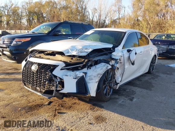 2021 Lexus IS 350 F Sport z VIN JTHGZ1E2XM5021384, wystawiony jako IAAI lot #40805229 z przebiegiem 52 644 mil mil oraz . Historia ofert i sprzedaży dostępna na DreamBid. Obrazek 2.