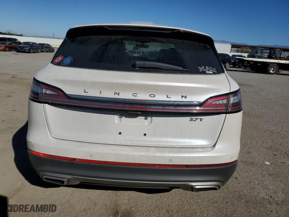 2019 Lincoln Nautilus Reserve with VIN 2LMPJ6LP6KBL18701, listed as a Copart auction lot 44176695 with 0 mi miles and Salvage Title. Bid and sale history available at carsss.com. Image 6.