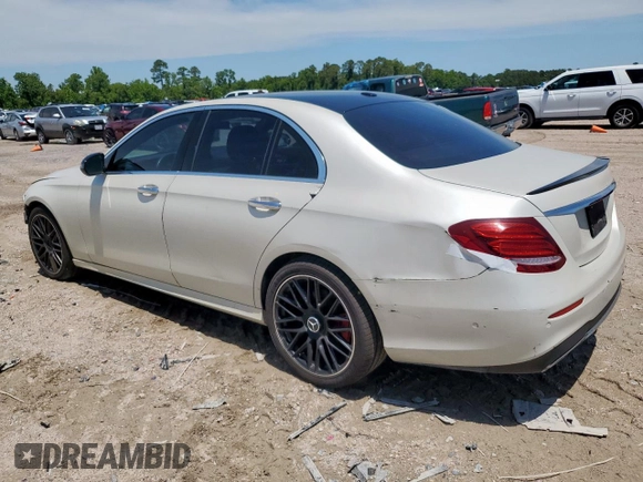 2017 Mercedes-Benz E 300 Luxury with VIN WDDZF4KB3HA174183, listed as a Copart auction lot 58222665 with 50,761 mi miles and Salvage title. Bid and sale history available at DreamBid. Image 2.