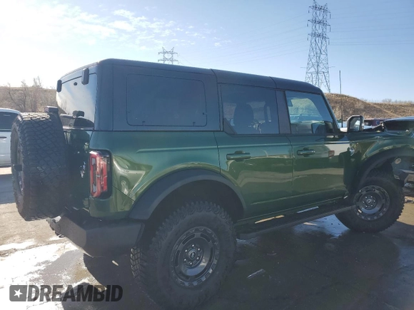 2024 Ford Bronco Outer Banks with VIN 1FMDE8BH5RLA98261, listed as a Copart auction lot 49084995 with 954 mi miles and Salvage title. Bid and sale history available at DreamBid. Image 3.