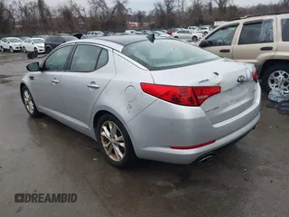 2013 Kia Optima EX with VIN 5XXGN4A78DG187706, listed as a IAAI auction lot 41424932 with 116,625 mi miles and . Bid and sale history available at DreamBid. Image 3.