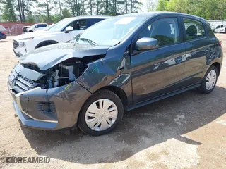 2024 Mitsubishi Mirage ES with VIN ML32AUHJXRH028870, listed as a IAAI auction lot 41916645 with 60933 miles. Bid and sale history available at carsss.com. Image 18.