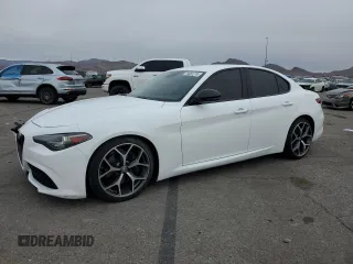 2018 Alfa Romeo Giulia with VIN ZARFAEBN3J7594479, listed as a Copart auction lot 78961274 with 43,391 mi miles and Salvage Title. Bid and sale history available at carsss.com. Image 1.