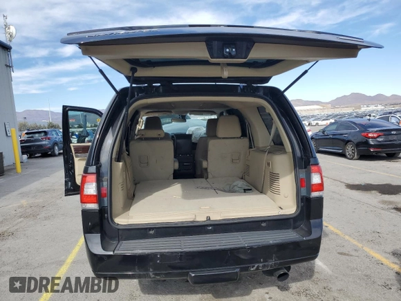 2015 Lincoln Navigator with VIN 5LMJJ2HT4FEJ14227, listed as a Copart auction lot 45225485 with 84,733 mi miles and Salvage title. Bid and sale history available at DreamBid. Image 6.