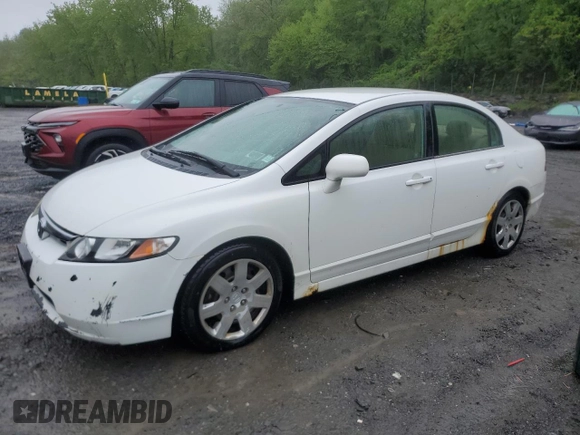 2006 Honda Civic LX z VIN 1HGFA16566L114075, wystawiony jako Copart lot #55794165 z przebiegiem 237 259 mil mil oraz Szkoda całkowita • Salvage title. Historia ofert i sprzedaży dostępna na DreamBid. Obrazek 1.