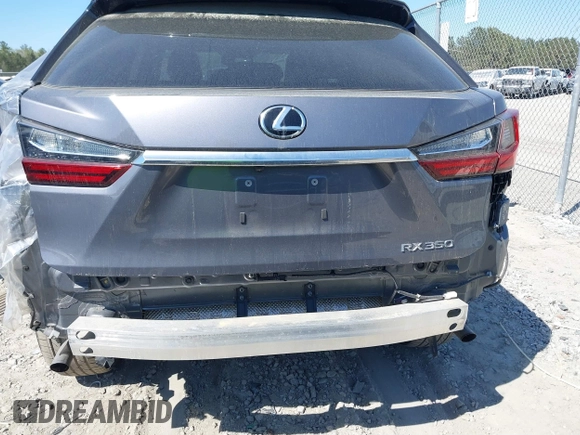 2022 Lexus RX 350 with VIN 2T2HZMAA8NC237450, listed as a IAAI auction lot 41892280 with 43,017 mi miles and . Bid and sale history available at DreamBid. Image 6.