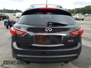 2011 Infiniti FX35 with VIN JN8AS1MW1BM734987, listed as a Copart auction lot 72834104 with 87,552 mi miles and Salvage Title. Bid and sale history available at carsss.com. Image 6.