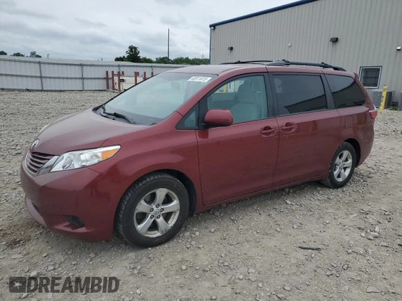 2016 Toyota Sienna LE AAS with VIN 5TDKK3DCXGS757469, listed as a Copart auction lot 60511615 with 130,387 mi miles and Non repairable. Bid and sale history available at DreamBid. Image 1.