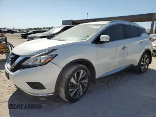 2015 Nissan Murano Platinum with VIN 5N1AZ2MG0FN257194, listed as a Copart auction lot 53406985 with Not provided miles and Salvage title. Bid and sale history available at DreamBid. Image 1.