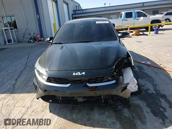 2022 Kia Forte GT-Line with VIN 3KPF54ADXNE449043, listed as a Copart auction lot 52156455 with 21,890 mi miles and Salvage Title. Bid and sale history available at carsss.com. Image 14.