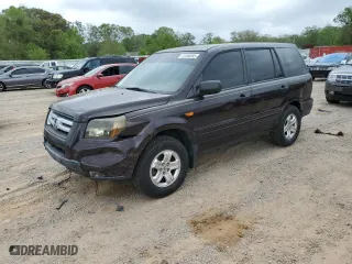 2007 Honda Pilot LX with VIN 5FNYF28197B043810, listed as a Copart auction lot 51286285 with 193,176 mi miles and Salvage Title. Bid and sale history available at carsss.com. Image 1.