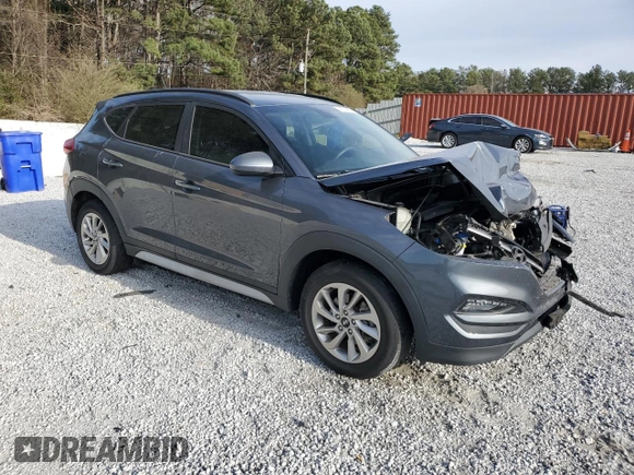 2017 Hyundai Tucson SE with VIN KM8J33A42HU544398, listed as a Copart auction lot 47004675 with 74,561 mi miles and Salvage Title. Bid and sale history available at DreamBid. Image 4.