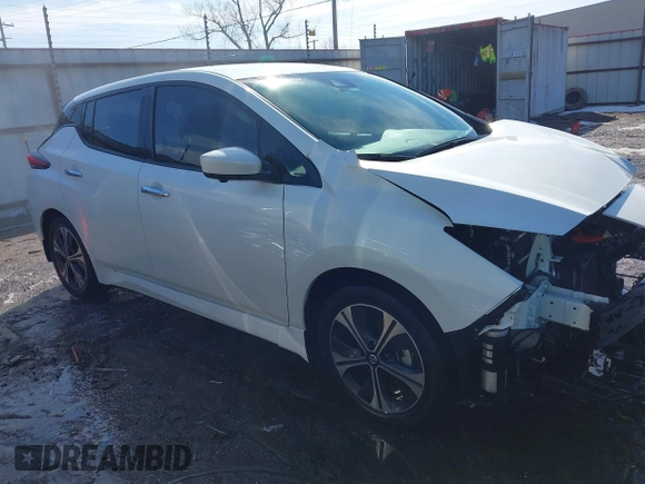 2022 Nissan LEAF SV Plus with VIN 1N4BZ1CV9NC557996, listed as a IAAI auction lot 41580168 with 32,833 mi miles and . Bid and sale history available at DreamBid. Image 14.