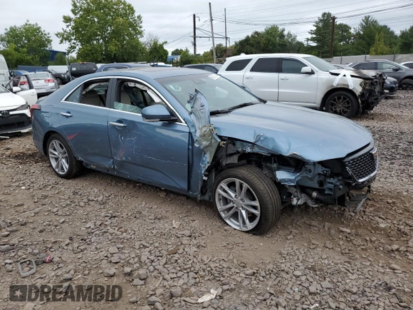 2024 Cadillac CT4 Luxury with VIN 1G6DK5RK5R0118896, listed as a Copart auction lot 69321294 with Not Provided miles and Salvage Title. Bid and sale history available at carsss.com. Image 4.