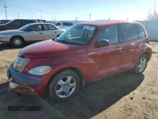 2001 Chrysler PT Cruiser with VIN 3C8FY4BB01T592155, listed as a Copart auction lot 80215924 with 129,971 mi miles and Clean Title. Bid and sale history available at carsss.com. Image 1.