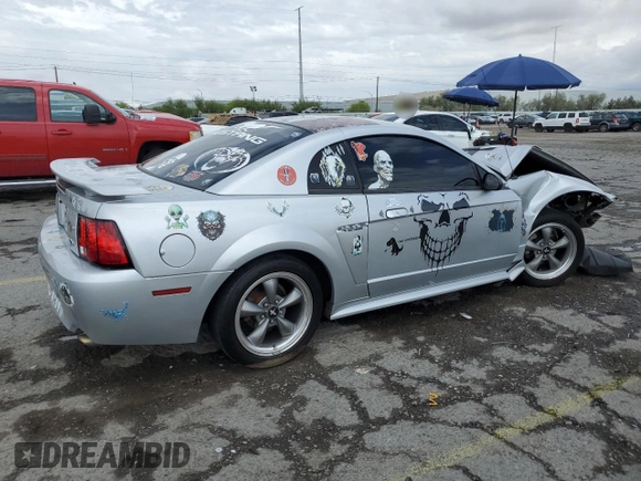 2001 Ford Mustang GT Deluxe с VIN 1FAFP42X51F228359, выставлен на аукционе Copart как лот 55808615 с пробегом 192 689 миль миль и Списание • Salvage title. История ставок и продаж доступна на DreamBid. Изображение 3.