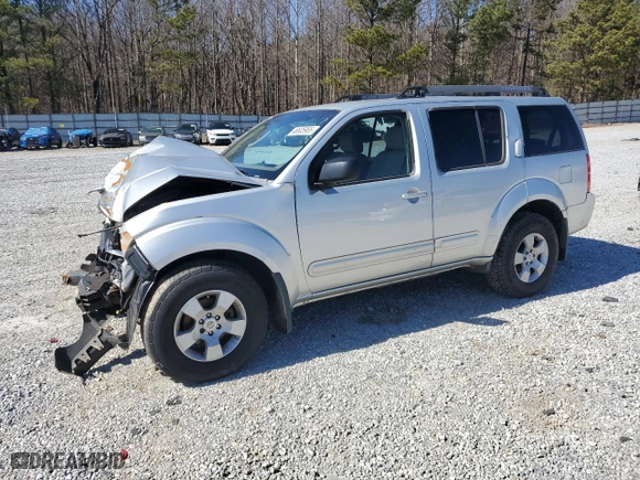 2005 Nissan Pathfinder LE with VIN 5N1AR18W65C719330, listed as a Copart auction lot 46505965 with 200,176 mi miles and Salvage Title. Bid and sale history available at carsss.com. Image 1.