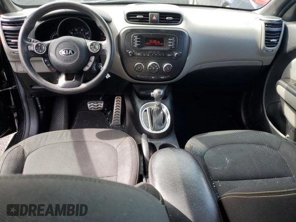 2014 Kia Soul + with VIN KNDJP3A52E7718515, listed as a Copart auction lot 56145955 with 108,544 mi miles and Salvage Title. Bid and sale history available at DreamBid. Image 8.