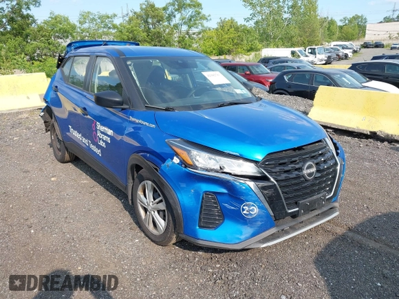 2023 Nissan Kicks S z VIN 3N1CP5BV9PL568018, wystawiony jako IAAI lot #42382781 z przebiegiem 83 069 mil mil oraz . Historia ofert i sprzedaży dostępna na DreamBid. Obrazek 1.