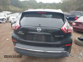 2015 Nissan Murano Platinum with VIN 5N1AZ2MG0FN218749, listed as a IAAI auction lot 41526186 with 206,492 mi miles and . Bid and sale history available at DreamBid. Image 15.