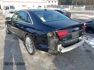 2015 Audi A8 L 4.0T with VIN WAU32AFD0FN035282, listed as a IAAI auction lot 41515136 with 76,518 mi miles. Bid and sale history available at carsss.com. Image 3.