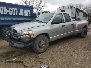 2006 Dodge Ram 3500 SLT with VIN 3D7ML48C36G252379, listed as a Copart auction lot 77990464 with 288,785 mi miles and Salvage Title. Bid and sale history available at carsss.com. Image 1.