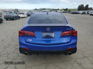 2020 Acura TLX w/A-Spec Pkg with VIN 19UUB1F60LA011402, listed as a Copart auction lot 47825525 with 96,416 mi miles and Salvage Title. Bid and sale history available at carsss.com. Image 6.