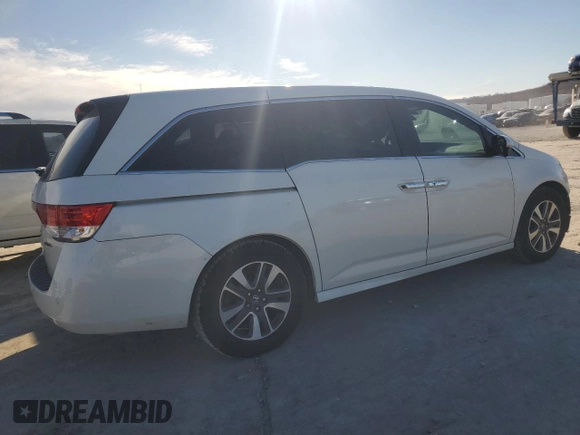 2017 Honda Odyssey Touring z VIN 5FNRL5H98HB018144, wystawiony jako Copart lot #84503884 z przebiegiem 85 437 mil mil oraz Szkoda całkowita • Salvage title. Historia ofert i sprzedaży dostępna na DreamBid. Obrazek 3.